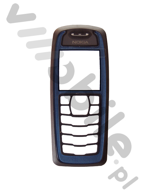 Nokia 3100 - obudowa A - front, niebiesko-czarna