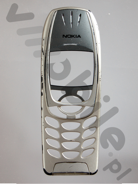 Nokia 6310 - obudowa A - front, srebrny (White Silver)