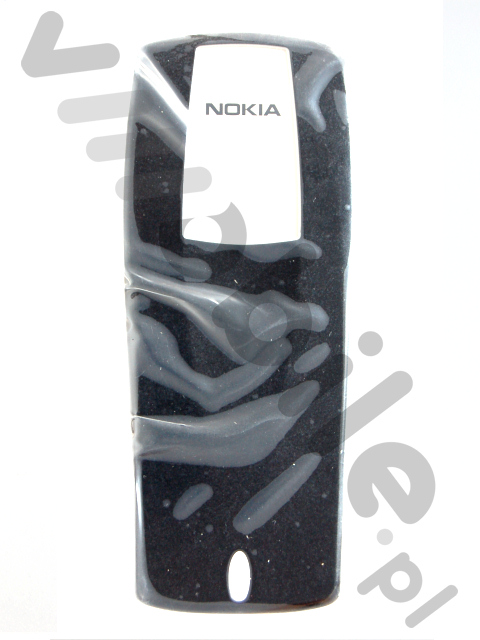 Nokia 6610 - obudowa B - klapka baterii, czarna